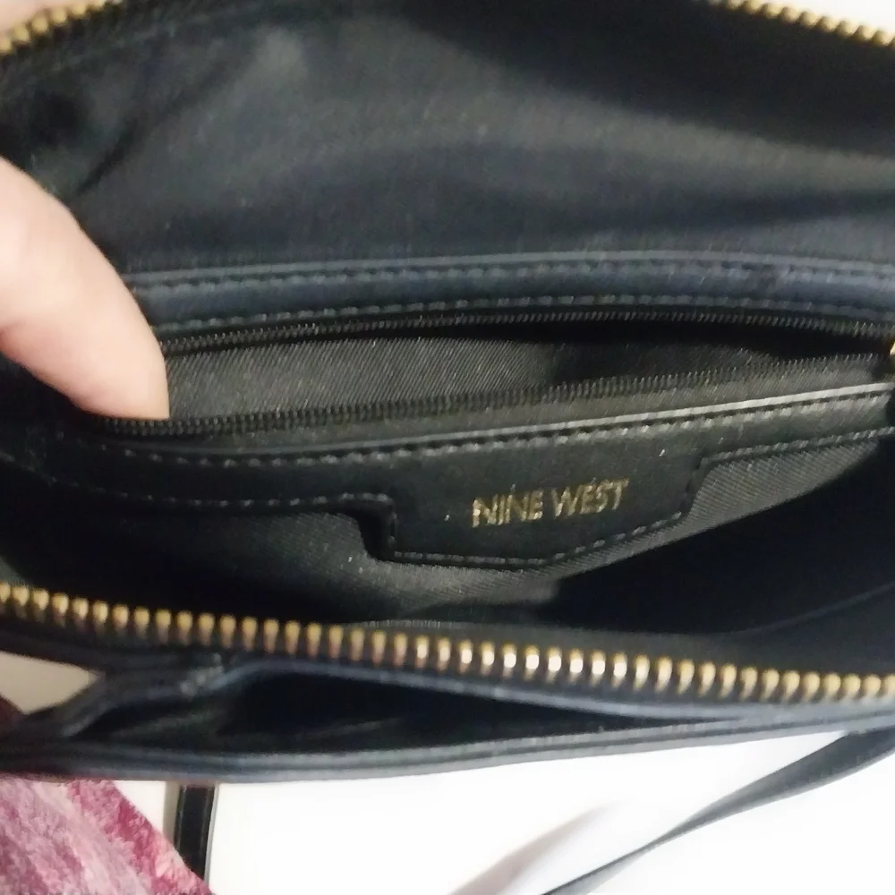 NINE WEST Dark Brown and Cream Color Women's Bag